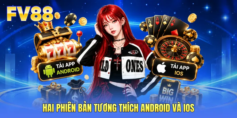 Hai phiên bản tương thích Android và iOS Hai phiên bản tương thích Android và iOS